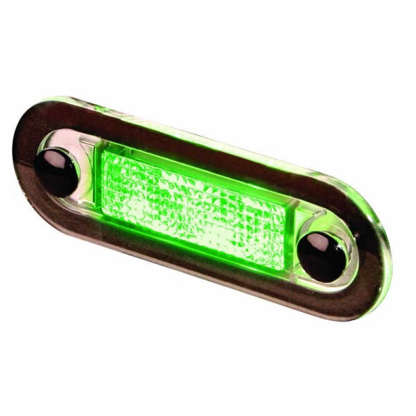 Hella LED-Umgebungsleuchte grün/klar multivolt
