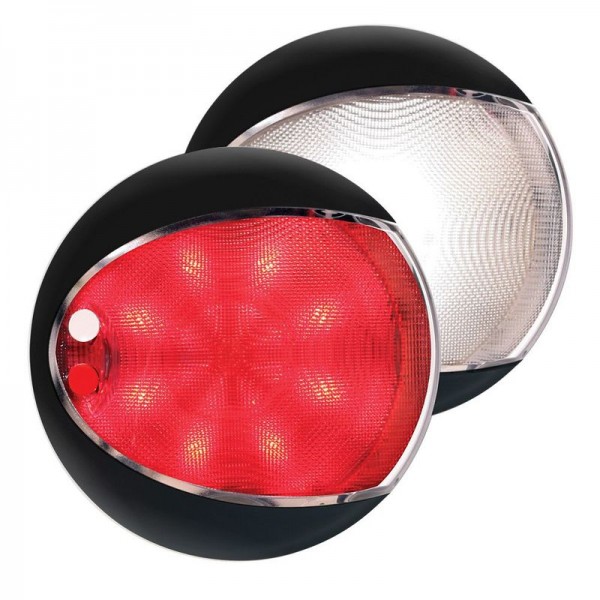 Hella EuroLED 130 LED Deckenlicht weiss/rot, schwarz