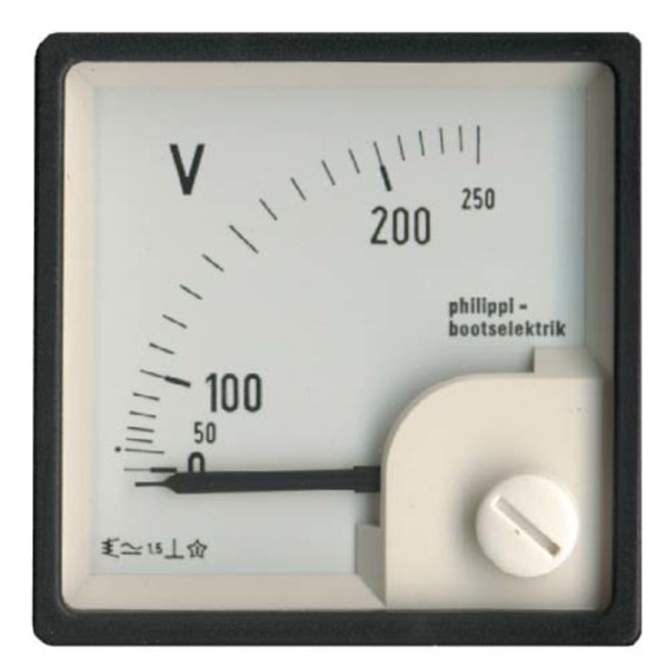 Philippi SQE 48/0-250V (150V) Voltmeter