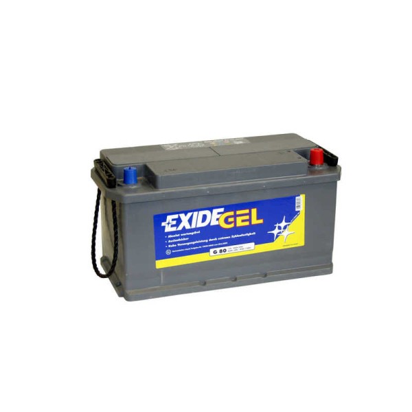 Exide, Gel Batterie, ES 900, 80Ah, 900Wh, 12V, (ex G80)